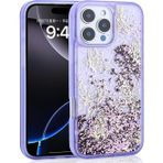 Kılıftech İphone 12 Pro Uyumlu Kılıf Sıvılı Simli Kelebek Baskılı Şeffaf Arka Yüzey Zore Glis Silikon Kapak-Mo