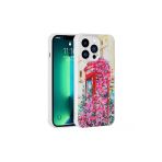 Kılıftech İphone 13 Pro Uyumlu Simli Desenli Kamera Korumalı Parlak Zore Popy Kılıf-Kulübe