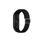 Kılıftech Xiaomi Mi Band 3 Uyumlu Krd-49 Örgü Zore Kordon-Siyah