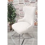 Kılıfteks Kelebek Sandalye Kılıfı - 50 x 55 cm - Krem - Bej