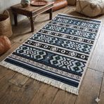 Kilim 80x150 cm Kırmızı Bej Beyaz