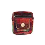 Kilim Desenli Düğmeli Çanta