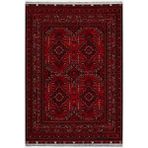 Kilim Home Mars 2168 Bordo Tonlarında Geleneksel Klasik Yıkanabilen Dekoratif Halı - Kırmızı - 120 x 250 cm