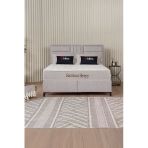 Kilim Mobilya Bamboo Sleepy Sandıklı Baza Başlık Seti Bej (Yatak Dahil Değildir) 150X200