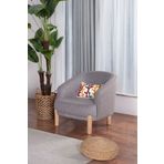 Kilim Mobilya Bohera Bohem Berjer Gri