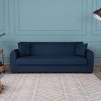 Kilim Mobilya Dome Üç Kişilik Kanepe Mavi