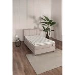Kilim Mobilya Premium Gold Therapy Bej Üçlü Set (Baza Başlık Yatak) 160X200