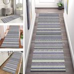 Kilim Yolluk Mutfak kaymaz Halı Yolluklar Koridor 100 x 250 cm Mor Yeşil Beyaz Paspas İç Mekan Uzun Yolluk Halı Koridorlar Oturma Odası Yatak Odası için Kaymaz Koridor Halıları Giriş Yolu Zemin
