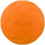 Kilinmoli Isırmaya Dayanıklı Silikon Frisbeed Oyuncaklar Köpek Için Çok Fonksiyonlu Pet Köpek Eğitim Oyuncakları Uçan Disk Interaktif Oyun Pet Suppl (Yurt Dışından) - Portakal Rengi