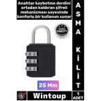 #Kilit Çelik Gövde Güvenli Metal Su Geçirmez Uzun Ömürlü Dayanıklı Kaliteli Şifreli Asma Kilit 25 Mm