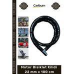 #Kilit Çelik Spiral Halat Zırhlı Güvenlik Emniyet Zinciri Sağlam Motor Bisiklet Kilidi 22 Mm X 100Cm