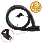 Kilit Motosiklet Kilidi Motorsiklet Bisiklet Halat Zincir Celik Kilit Hirsiz Onlem Guvenlik 120 Cm