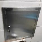 Kilit ve Anahtarlı Bu Paslanmaz Çelik Erişim Kapısı - Açık Mutfak Dolabı Kapağı Barbekü Adası Muayene Paneli Kolay Erişim için Metal Revizyon Kapağı