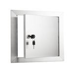 Kilit ve Anahtarlı Paslanmaz Çelik Erişim Paneli - 77,2 cm x 77,2 cm Açık Mutfak ve Tavan Arası Kapısı Barbekü Alçıpan Sıhhi Tesisat Elektrik Erişimi için - & Güvenli