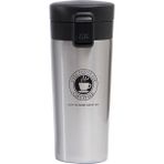 Kilitli 304 L Çelik Gri 500 ml Kahve Termos Mug cin406gr