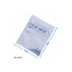 Kilitli Antistatik Poşet 13x18cm 100 Adet Şeffaf Su Toz Geçirmez Koruyucu Esd Metalize Torba DVM.101.375