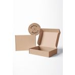 Kilitli E-Ticaret Kargo Kutusu Kraft 38x26x7 cm - 25 Adet