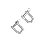 Kilitli Karabina Ve Zincir Kilidi, 6 Mm, 2 Adet