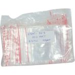 Kilitli Naylon Torba Poşet 7x9 cm Şeffaf 100 Adet 1 Paket - OEM458-10744