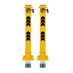 Kilitli Otopark Direği 75 Cm, Park Bariyeri 2li Set