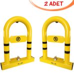 Kilitli Otopark Diregi Oval Tip Master Gomme Kilitli Yatar Park Bariyeri 2 Adet