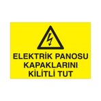 Kilitli Tut Uyarı Levhası