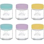 Kilner Silikon Kapaklı Bebek Kavanozları, Bebek Mamasını Dondurmak Veya Isıtmak Için Kap, Dondurucu Mikrodalga Fırına Uygun, Kendi Kendinize Doldurmanız Için Kapaklı Cam Saklama Kapları, 6 X 190 M