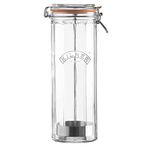 Kilner Spagetti faset kavanoz, mandallı kilitli, 2 litre konserve kavanozu, şeffaf, 2 litre