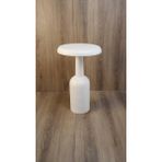 Kimahome Ürgüp Mantar Sehpa Tekli 53 cm - Beyaz