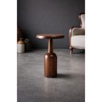 Kimahome Ürgüp Mantar Sehpa Tekli 53 cm - Koyu Ceviz