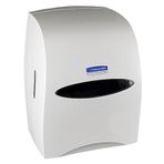 Kimberly-Clark Sanitouch Sert Rulo Kağıt Havlu Dispenseri (09991), Eller Serbest Çekme Dağıtımı, Beyaz