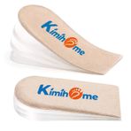 Kimihome Ayarlanabilir Ortopedik Ayakkabı Kaldırma Uçları, Yükseltme ve Genişletme Yüksekliği Artırma Tabanlık, 1/4 "ila 1" Bacak Uzunluğu Farklılıkları için Jel Ayakkabı Topuklu Uçlar. (4 Katman, 1