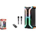 Kimiso QS4235 Uzaktan Kumandalı 2x8 inç 330x270x680 mm Bluetooth Speaker