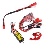 KIMISS 30A ESC'li 050 66T Yüksek Performanslı Fırçalı Motor, Eksenel SCX24 1/24 RC Araba Ile Uyumlu, Dayanıklı RC Araba Yükseltme Parçası