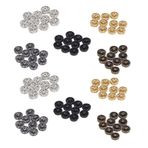 KIMISS 5mm Mini Çıtçıtlı Düğme Bağlantı Elemanları, 100 Adet Pas Önleyici Metalik Düğmeler, Dikiş Projeleri Için 5 Renkli Minyatür Çıtçıtlı Düğmeler Bebekler, Erkek, Kadın Ve Oyuncak