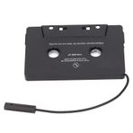 KIMISS Kaset adaptörü Arsvita Araç Ses Bant Alıcısı Evrensel Kaset Adaptörü, Player 5.0, Bant, Aux ABS Malzeme Alıcısı, Siyah Renk