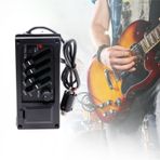 KIMISS Klasik Ahşap Akustik Elektro Gitar Alıcısı EQ, BASS MIDD TREB PRES, 7545R Modeli, Akustik Gitar Için Piezo Alıcısı, Vierband Ekolayzır Özelliğine Sahip
