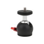KIMISS Mini 360° Metal Tripod Top Başlığı, Evrensel 1/4 İnç Diş Delikli, Kamera, İç Mekan Ve Dış Mekan Fotoğraf/Video Çekimi Için