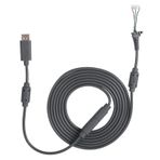 KIMISS Xbox 360 Denetleyici Yedek Kablo Usb Yedek Tel Abs Usb 4Pin Gamepad Kablo Xbox 360 Için Yedek Tel Ayrılabilir Adaptör (Siyah) (Gri)