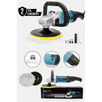 Kimmeer Plus 1200W Polisaj Makinesi Devir Ayarlı 6 Kademeli 180Mm Pasta Cila
