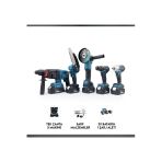 Kimmeer Plus 21V 5’Li Akülü Set | Taşlama – Hilti – Testere – Vidalama | Profesyonel Seri