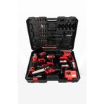 Kimmeer Plus KMP2026K6S 6'lı Set Kırıcı Delici Hilti + Vidalama + Taşlama + Somun Sökme + Budama Testeresi + Budama Makası Kırmızı