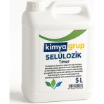 Kimya Grup Selülozik Tiner 5 Litre Yüksek Performanslı Boya İnceltilici ve Çözücü - -