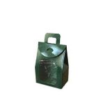 Kına Ve Çerez Çantası Pencereli Karton 7.5X11X4 (20 Adet) Yeşil