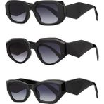 Kinary Unisex Güneş Gözlüğü 3'lü Fırsat Seti 1038/1039/1040 - Siyah