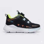 Kindep M.p 251-3411 Akıllı Bağcık Çocuk Spor Ayakkabı Siyah