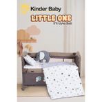 Kinder Baby Little One 5'Li Oyun Parkı Beşik Uyku Seti, Gri