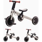 Kinderkraft 4trike 3’ü 1 Arada Üç Tekerlekli Çocuk Bisikleti - Gri