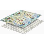 Kinderkraft Matty 2 Çift Taraflı Köpük Oyun Matı 197X147 - 197 x 147 cm - Çok Renkli