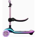Kinderkraft Raket Up LED 2’si 1 Arada Üç Tekerlekli Çocuk Scooter - Mor